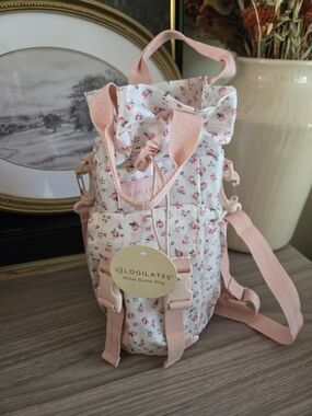 Blogilates Pink Floral Water Bottle Sling